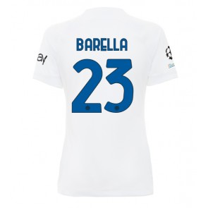 Inter Milan Nicolo Barella #23 Bortatröja Dam 2023-24 Kortärmad